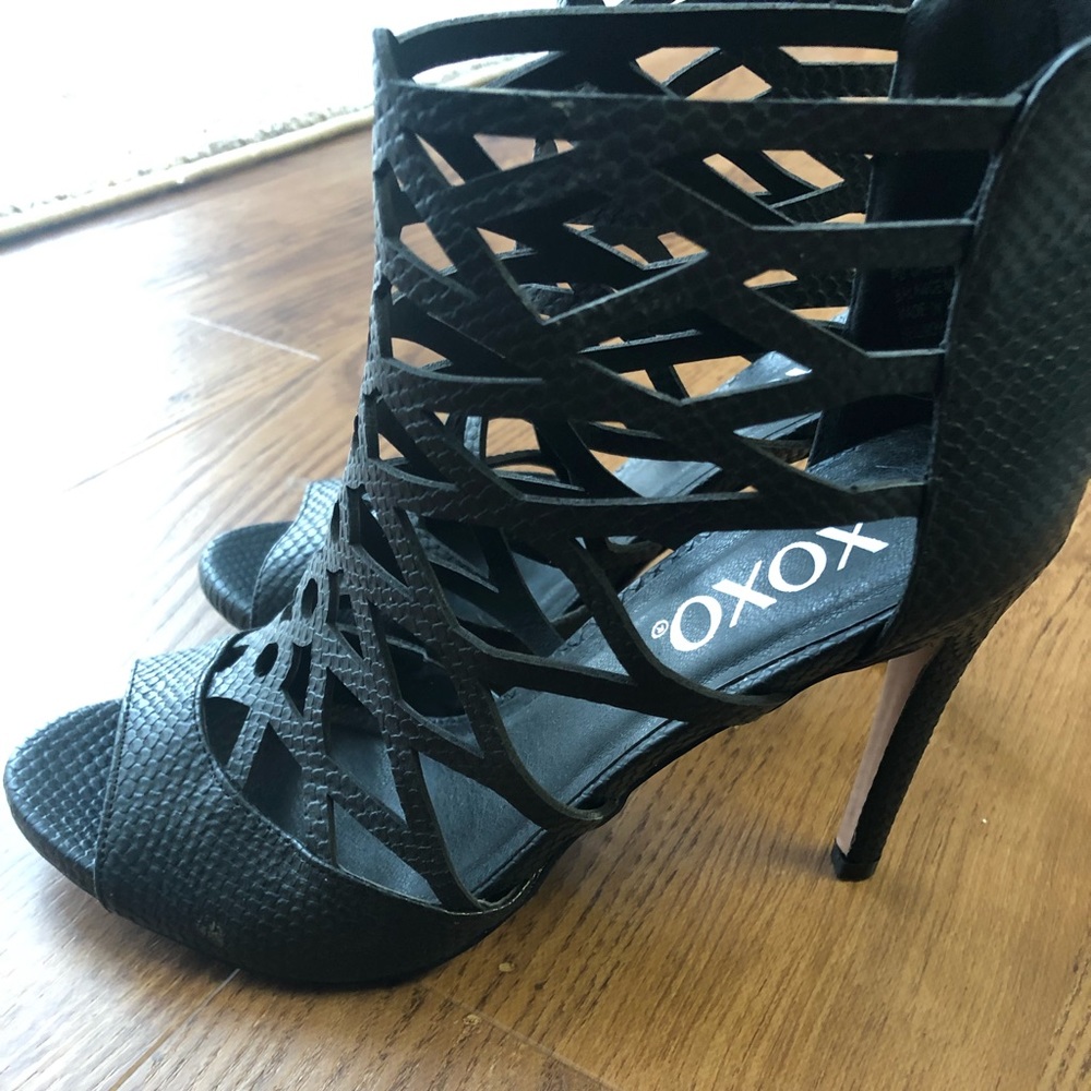 Black high heels